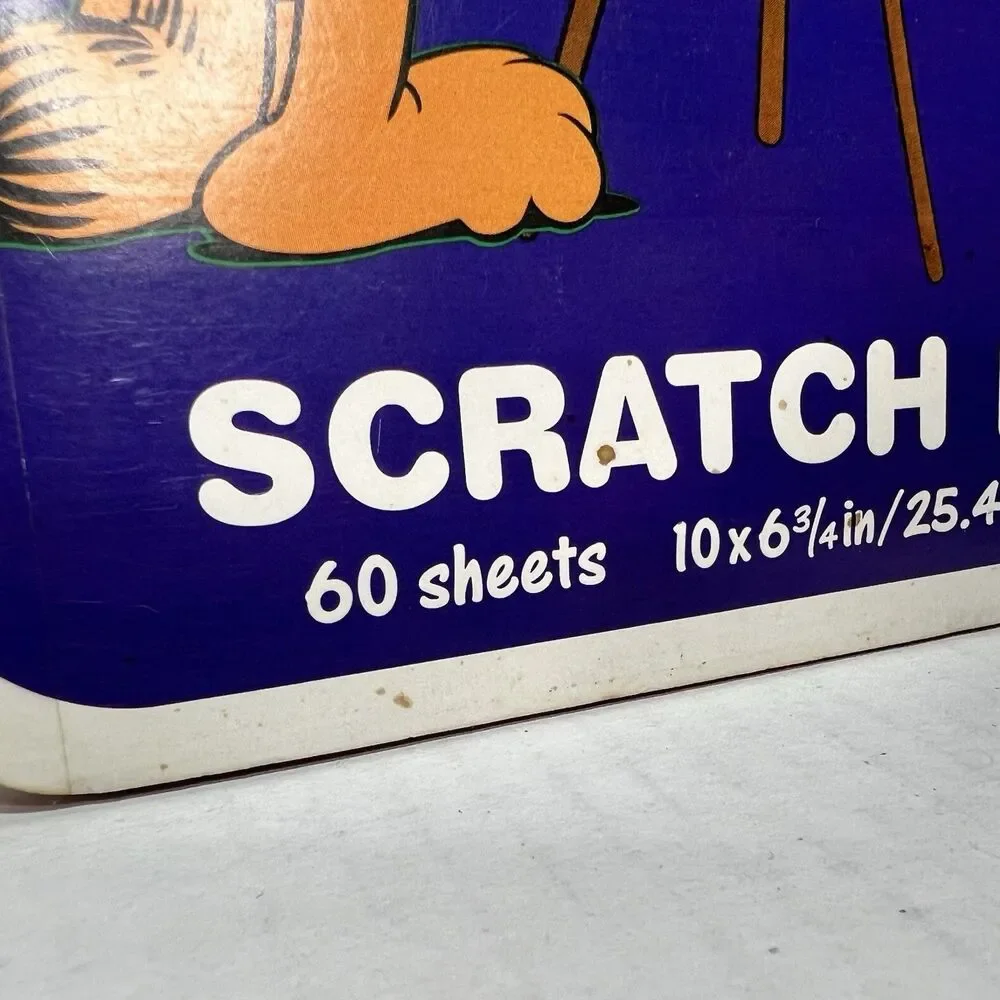 Garfield Scratch Pad and used Looks Like Salad To Me Notebook Mead